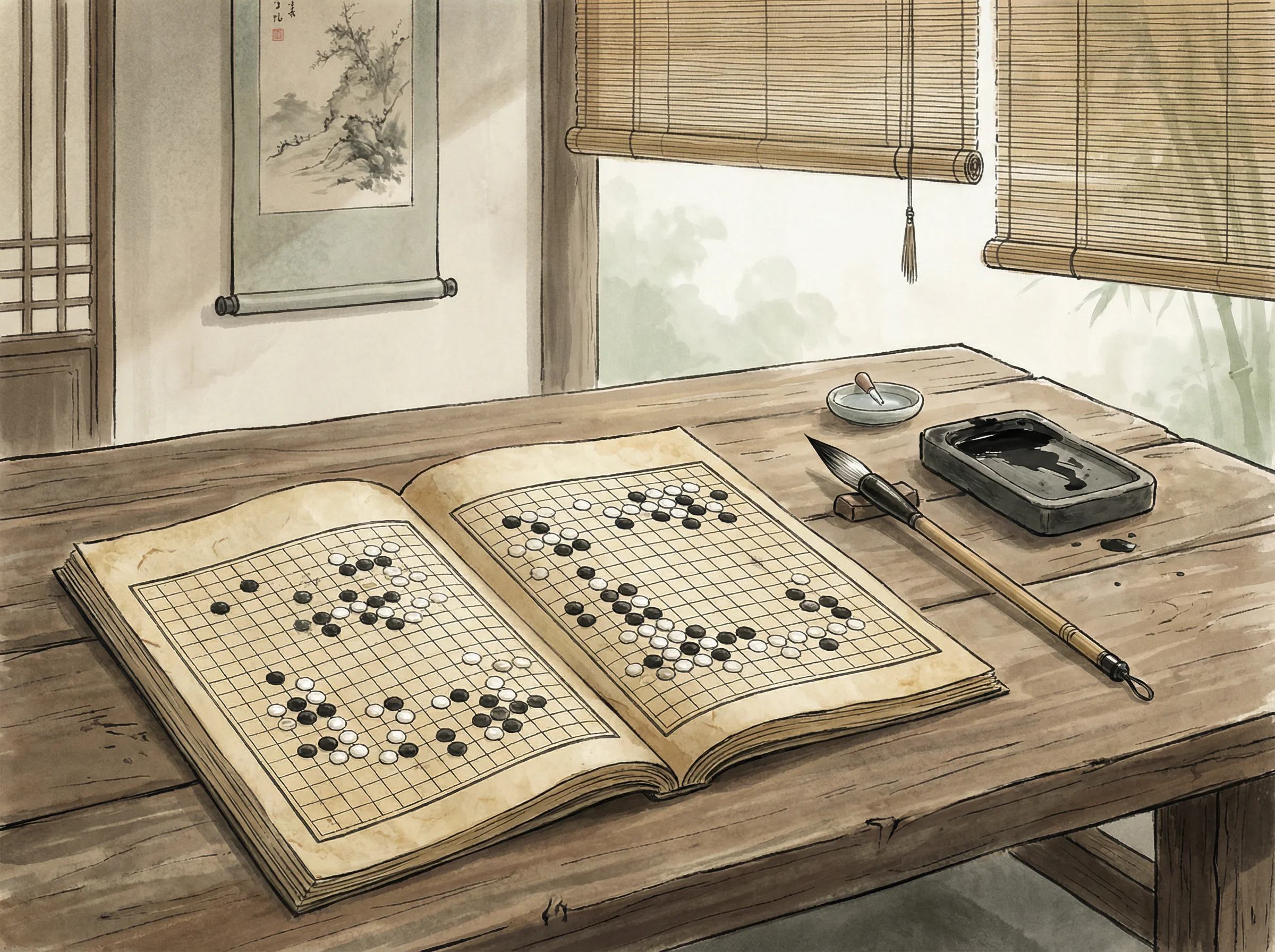 古籍《弈理指归图》封面，探索 鸿运棋牌 奥秘