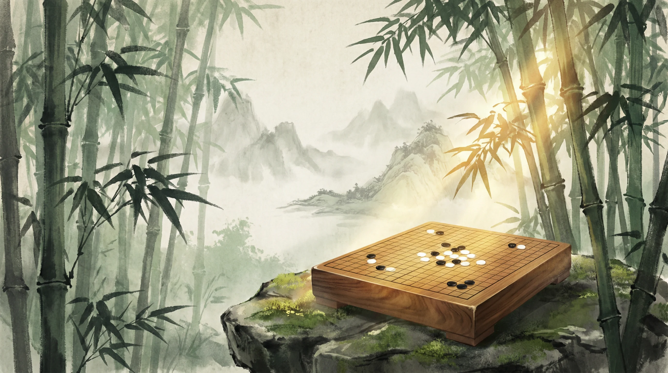 竹林隐士围棋道场 鸿运棋牌 全景